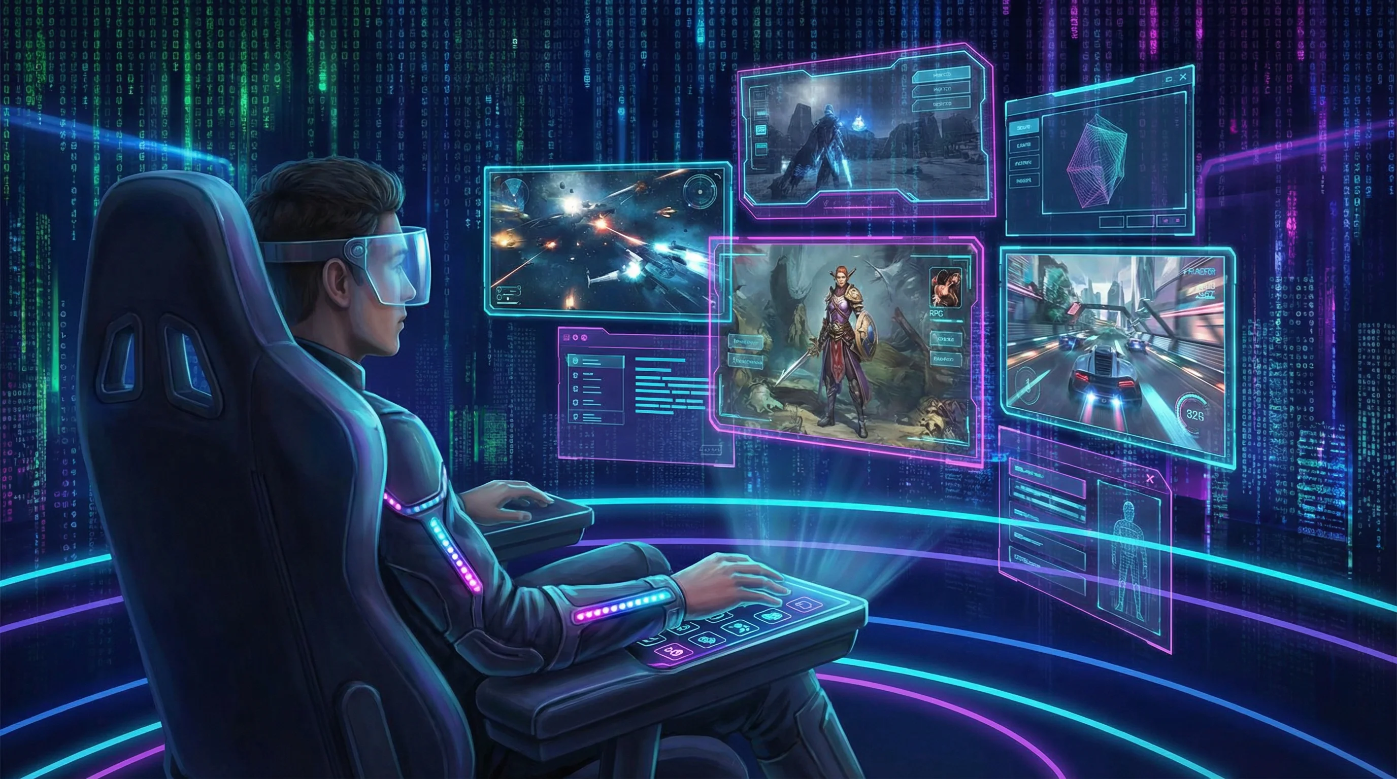 PG模拟器高科技游戏模拟界面